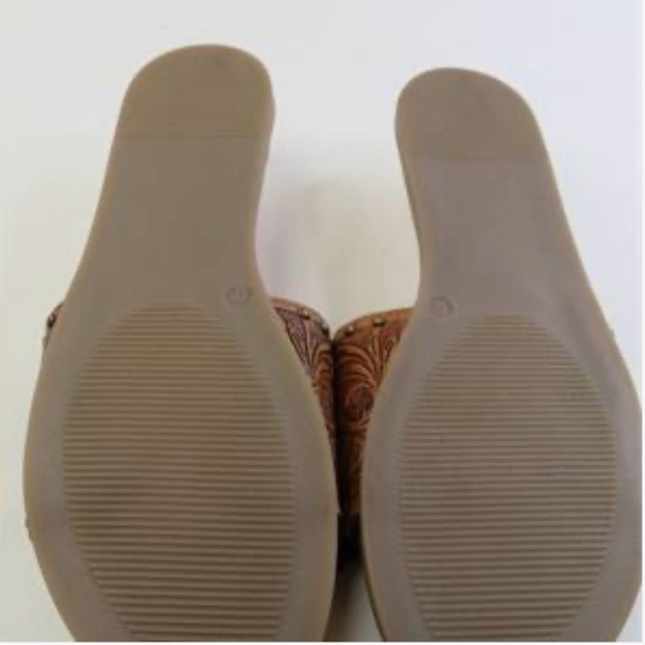 Myra Shoes Leather Slide Sandals, Size: 9 (Women NWT - Picture 5 of 8